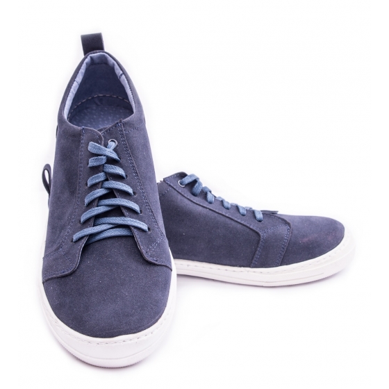 Chlapecké boty kožené modré B19