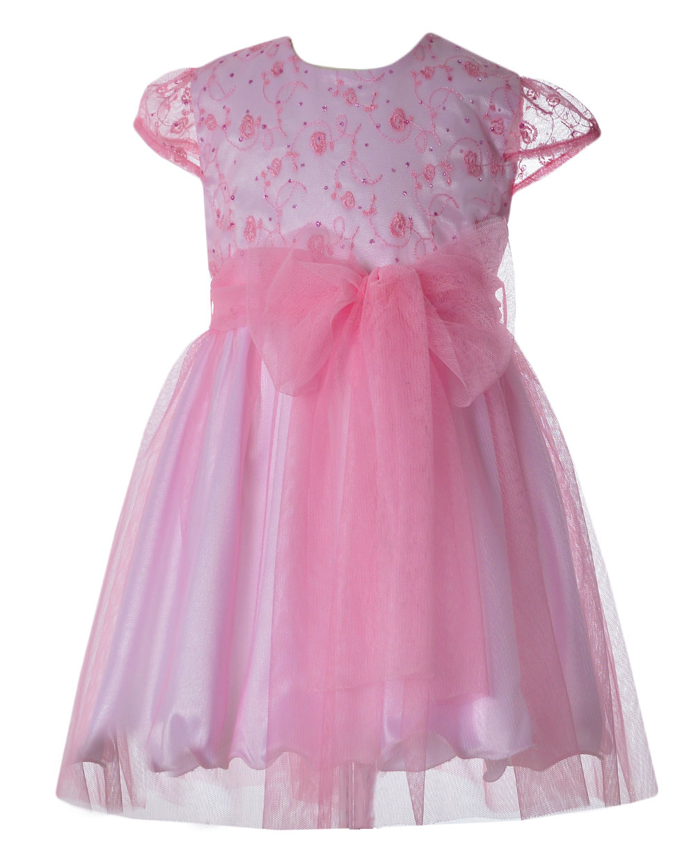 Dívčí růžové šaty Eve Emma
