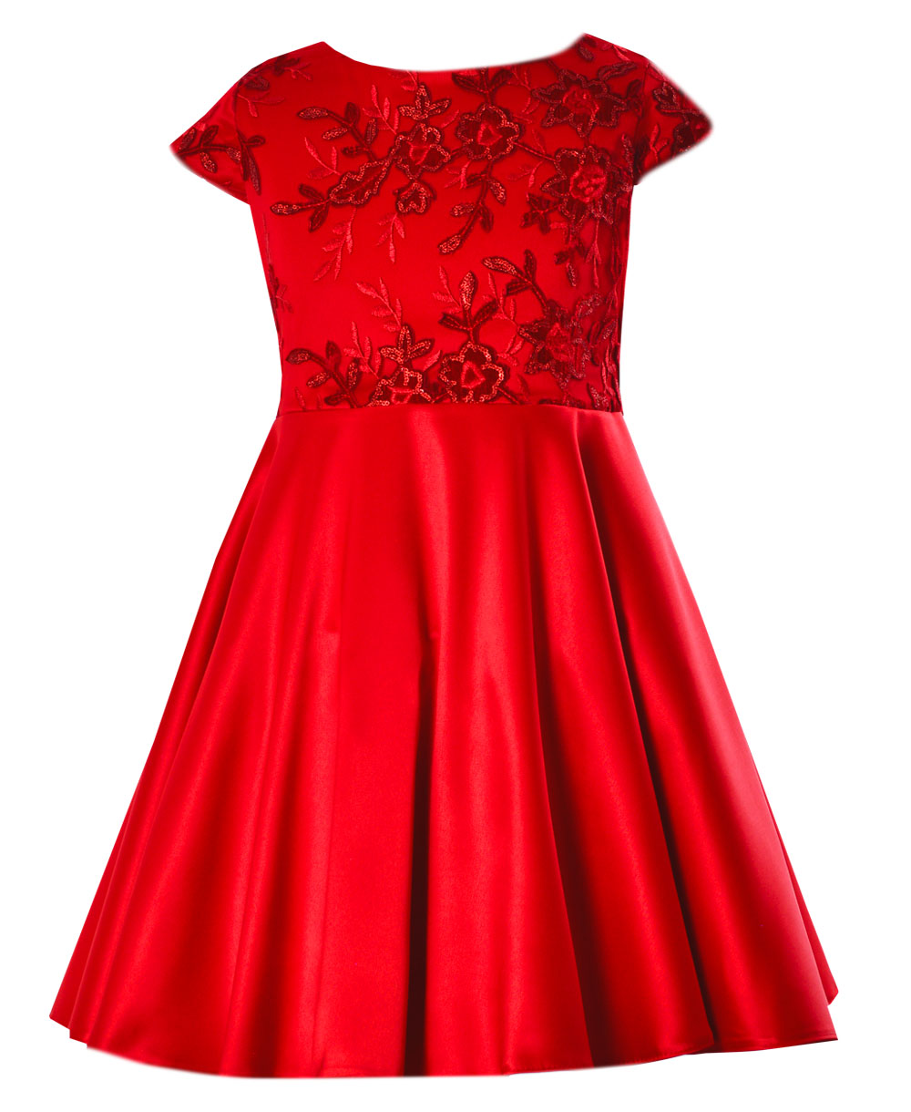 Dívčí šaty Lara červená Emma