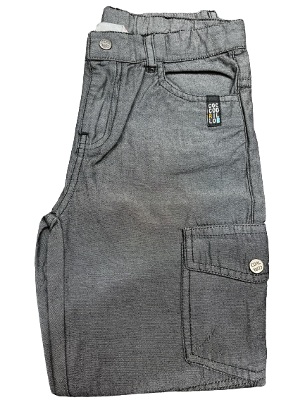 Chlapecké kalhoty šedé s kapsami CDRL