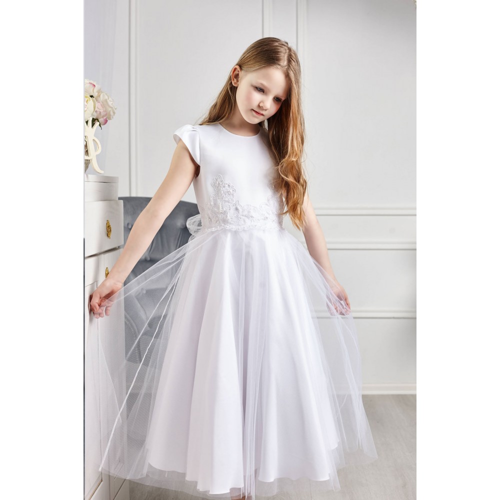 Dívčí šaty Eliza bílé