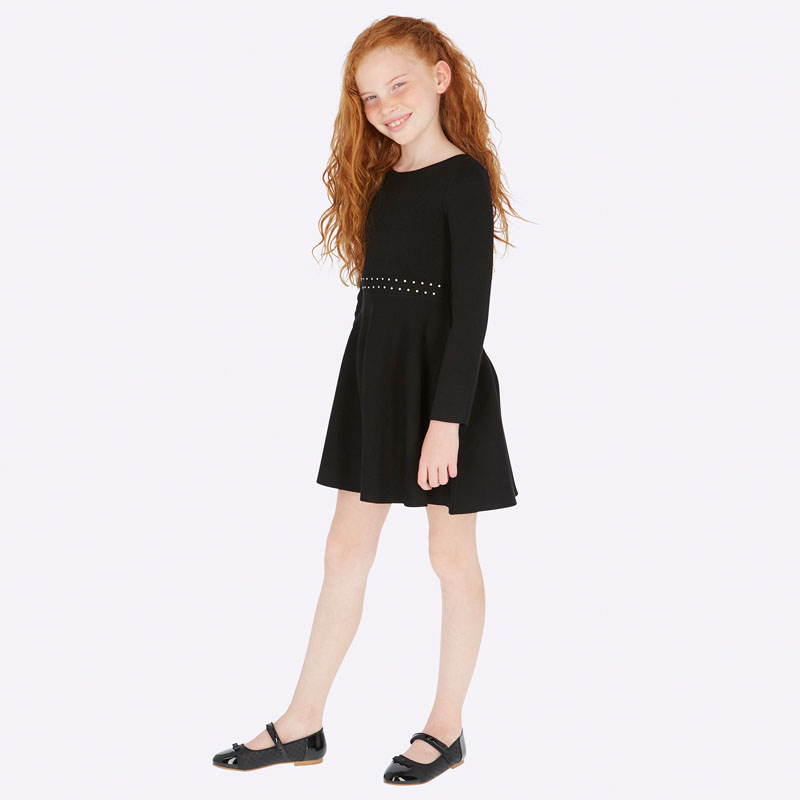 Dívčí šaty Mayoral černé