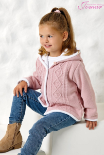 Dívčí svetr růžový Jomar 286