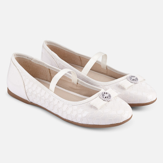 Dívčí bílé společenské boty Mayoral 37-38 47155