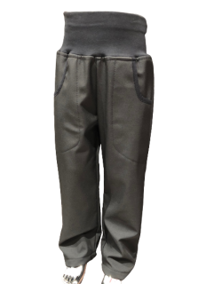Kalhoty softshellové zateplené černé chlapecké/dívčí Elegantbaby 152-188