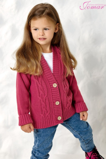 Dívčí svetr růžový Jomar 392