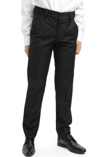 Chlapecké společenské černé oblekové kalhoty Tim 158 - 170