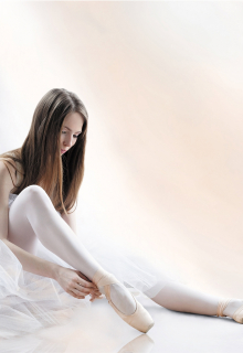 Dívčí punčocháče taneční bílé Isadora 50 DEN