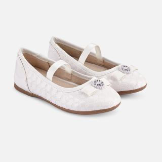 Dívčí bílé společenské boty Mayoral 26-30 43155