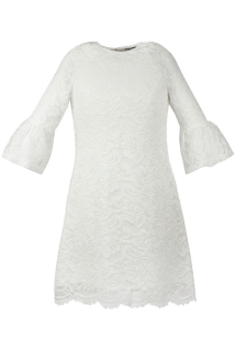Dívčí šaty Harriet bílé smetanové