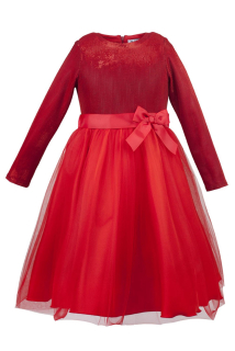 Dívčí šaty červené Oliwia