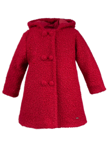 Dívčí kabát Elody červený