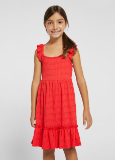 Dívčí šaty Mayoral červené 