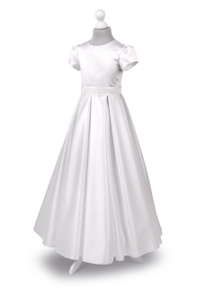 Dívčí bílé šaty Elza BZ - 028