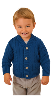 Chlapecký svetr modrý jeans baby Jomar 237